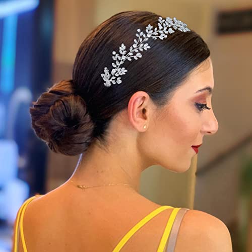 Jorsnovs Trendy Bridal Hair Equipment - Cubic Zirconia Headbands for Weddings and Particular Events, Excellent Birthday Presents for Ladies